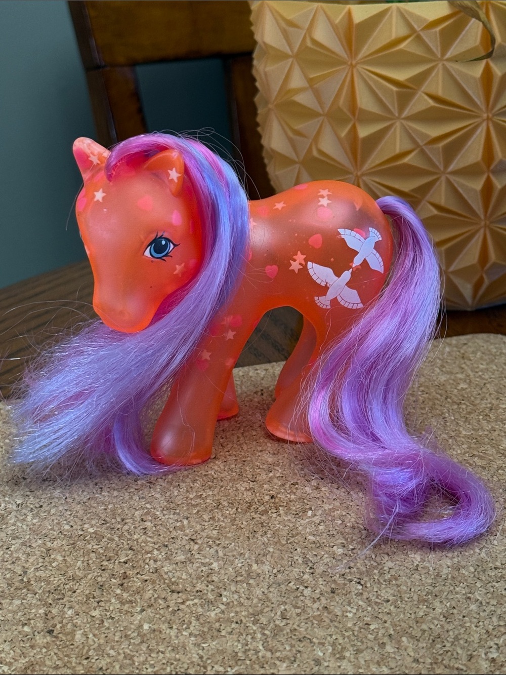Vintage 1990s My Little Pony Generation 1 (G1) Glow 'n Show My Little Ponies MLP